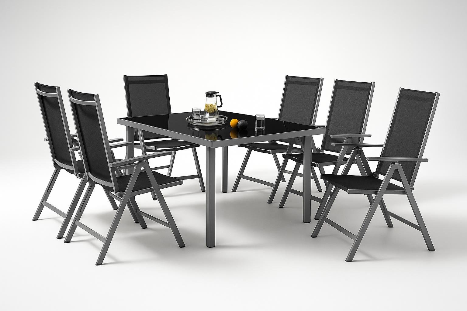 Set da giardino in alluminio Juskys Milano 6+1, prezzo top su Amazon per l’estate 2026