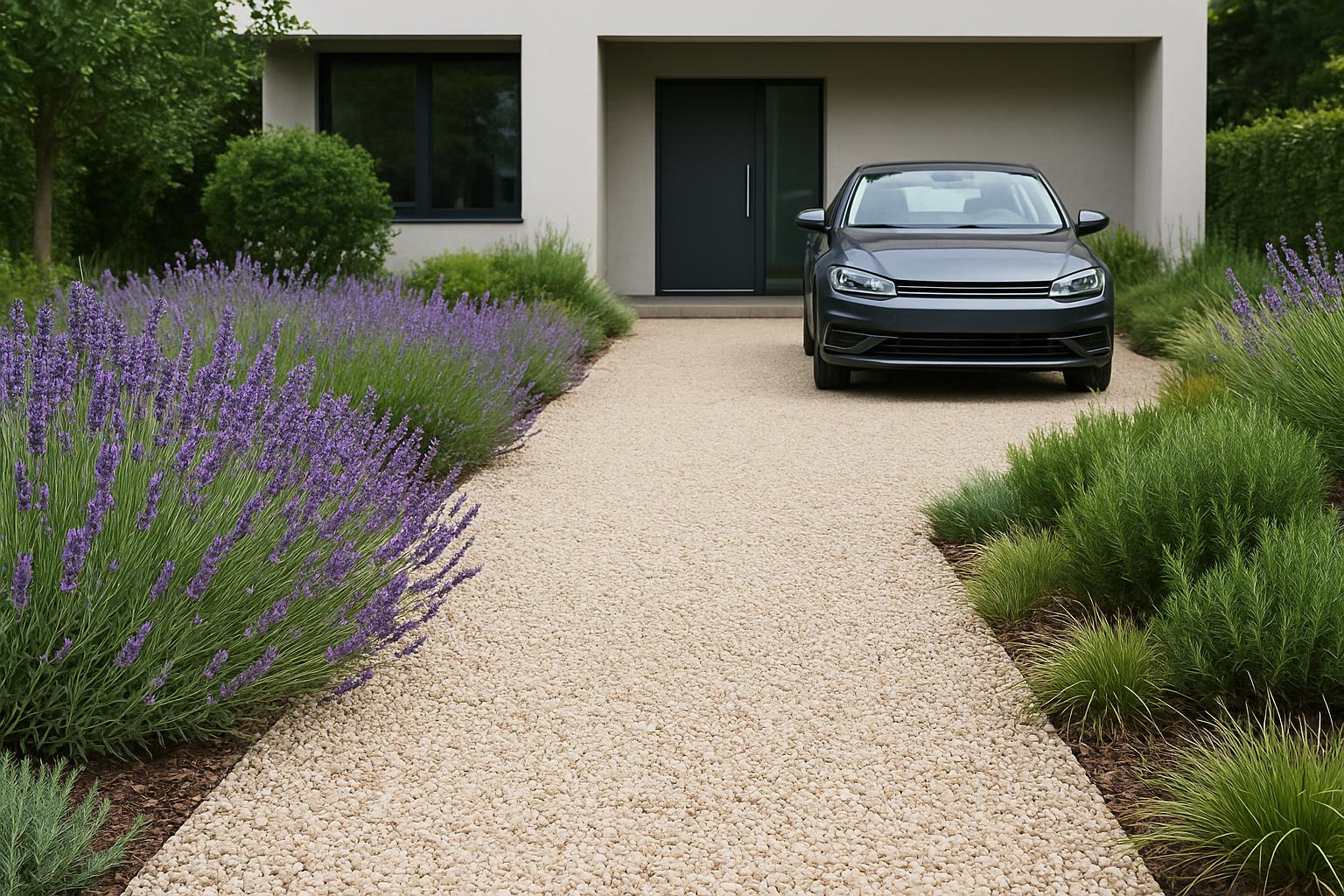 Piante da esterno per bordure lungo il vialetto carrabile: specie resistenti a caldo e passaggi d’auto