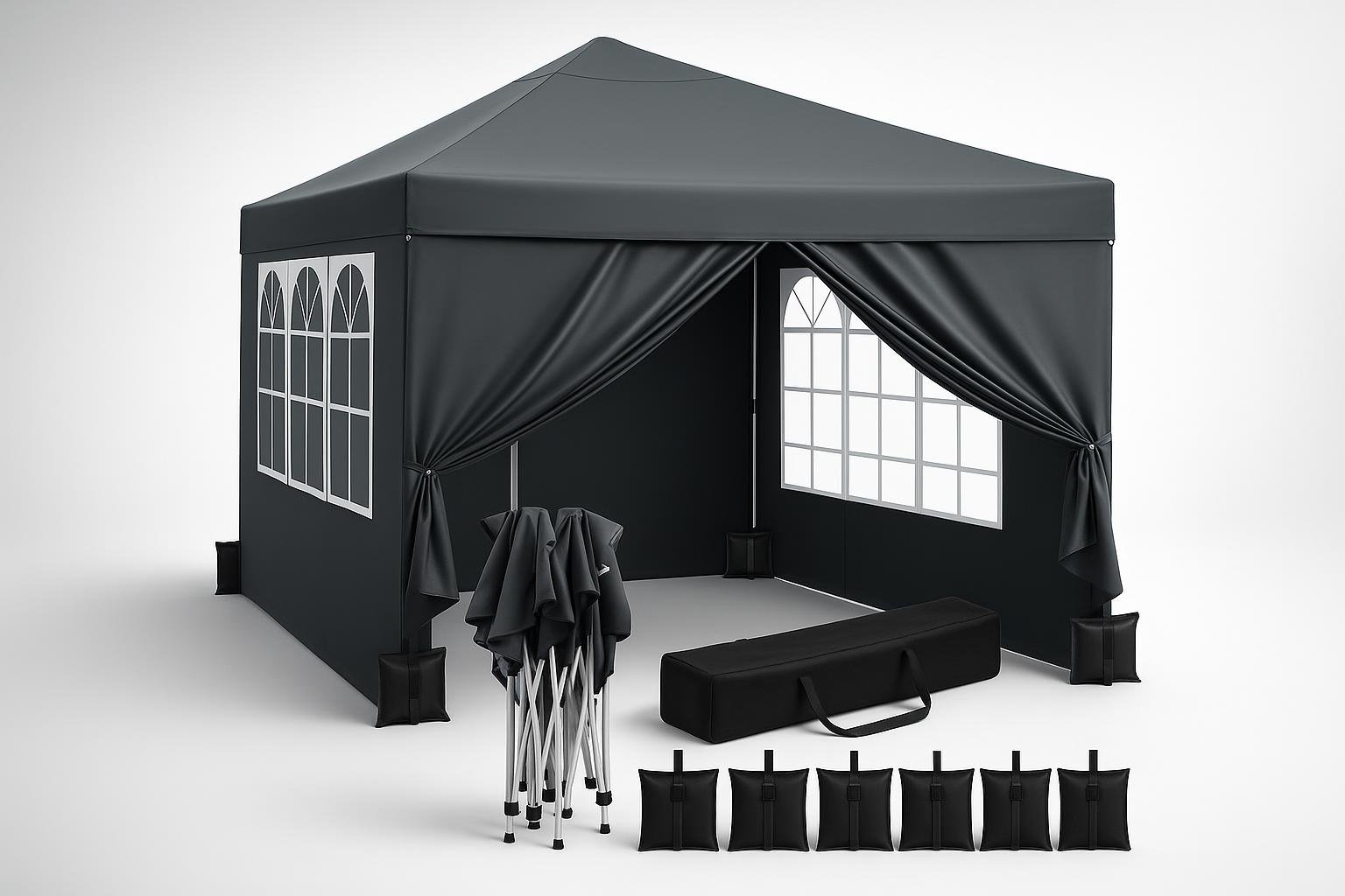 Gazebo richiudibile WOLTU 3×3 m, minimo storico su Amazon per creare ombra in giardino