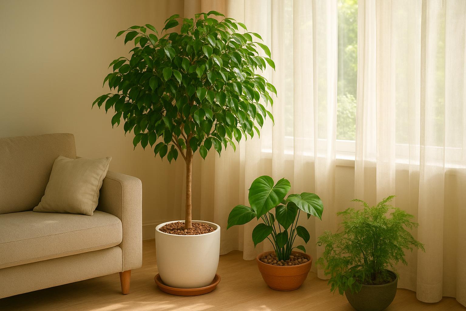 Ficus benjamina in estate: come evitare caduta di foglie e stress nelle case calde e luminose