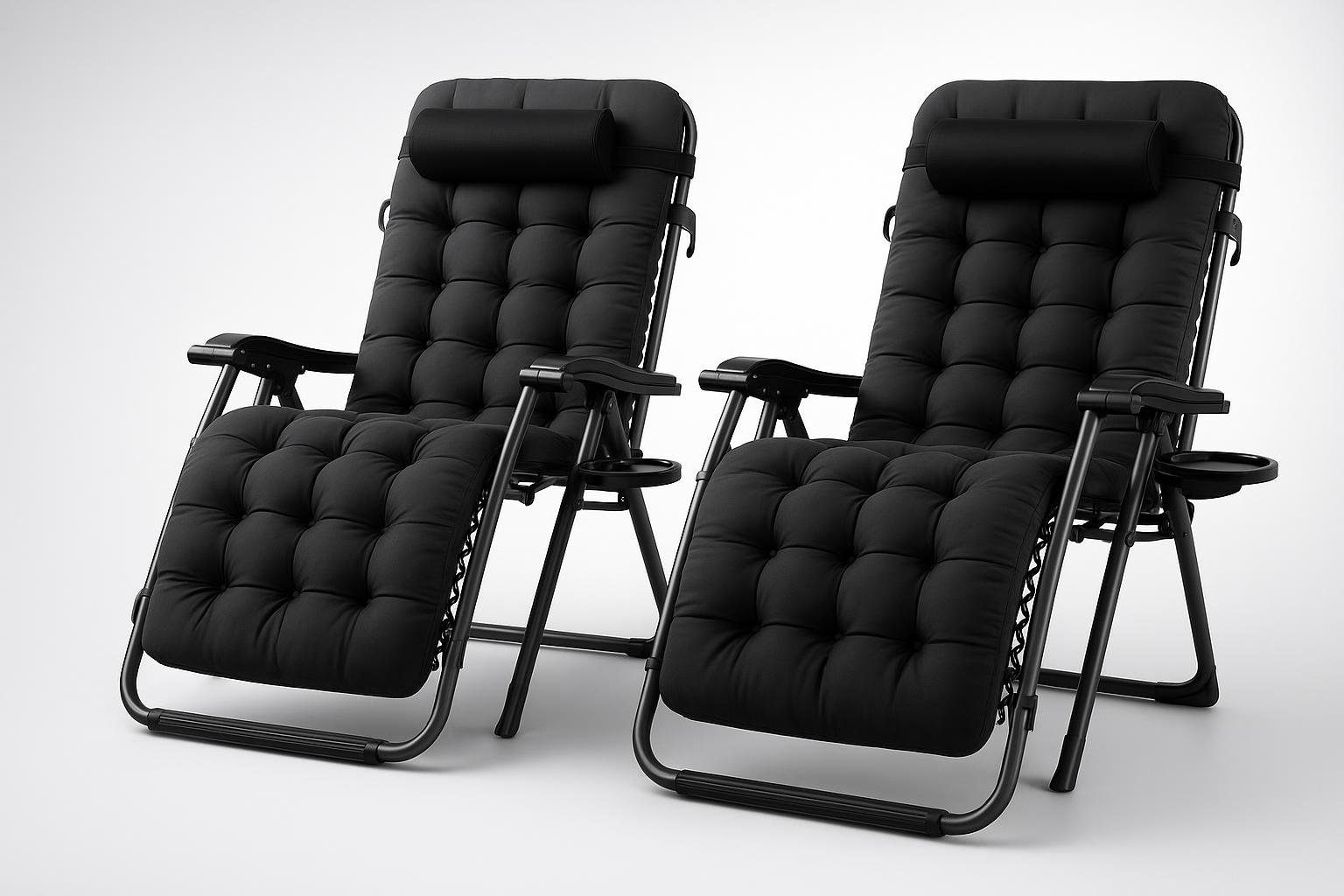 ONKBOITE set di 2 sedie a sdraio pieghevoli, relax da giardino a prezzo top su Amazon
