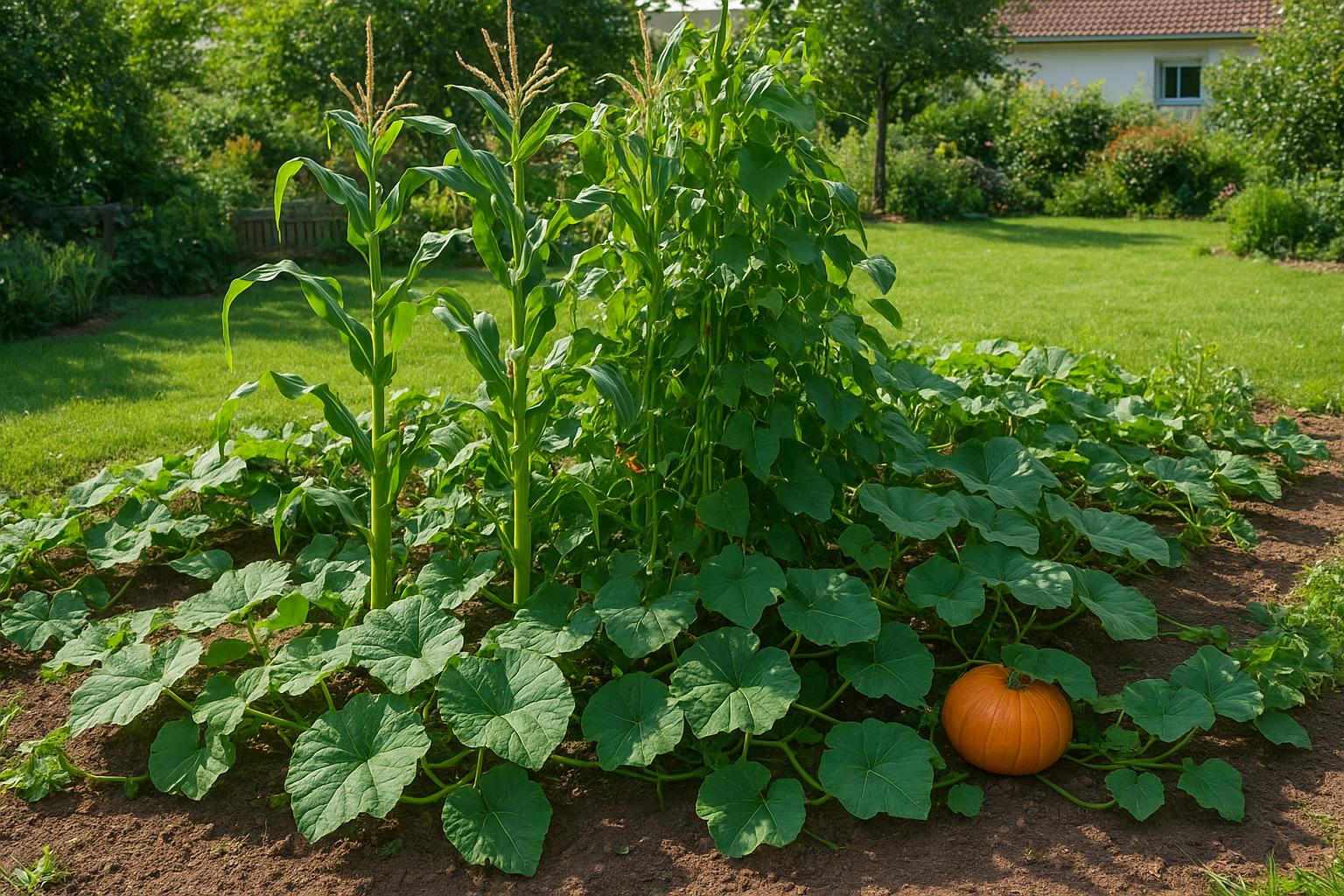 Orto di giugno: come coltivare il trio mais, fagiolini e zucche (le tre sorelle) nel giardino di casa