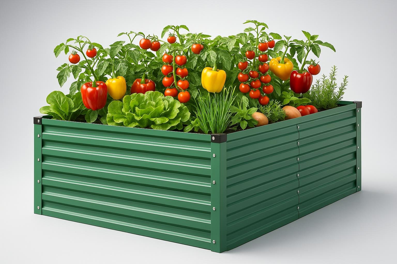 Aiuola rialzata in metallo 240 x 120 x 60 cm, l’orto verticale perfetto per balconi e giardini in promo su Amazon