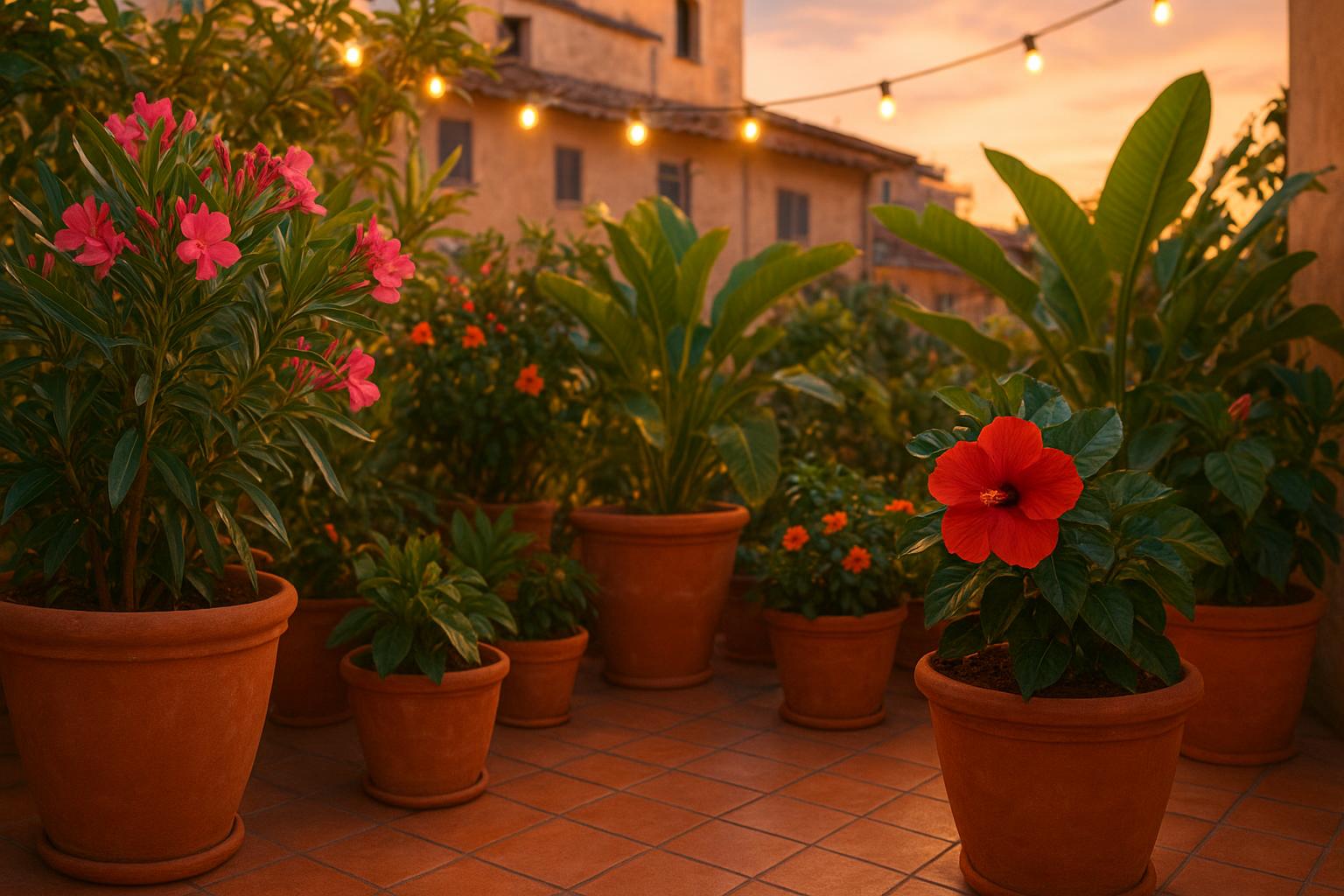 Arbusti esotici in vaso per un giardino tropicale anche in città
