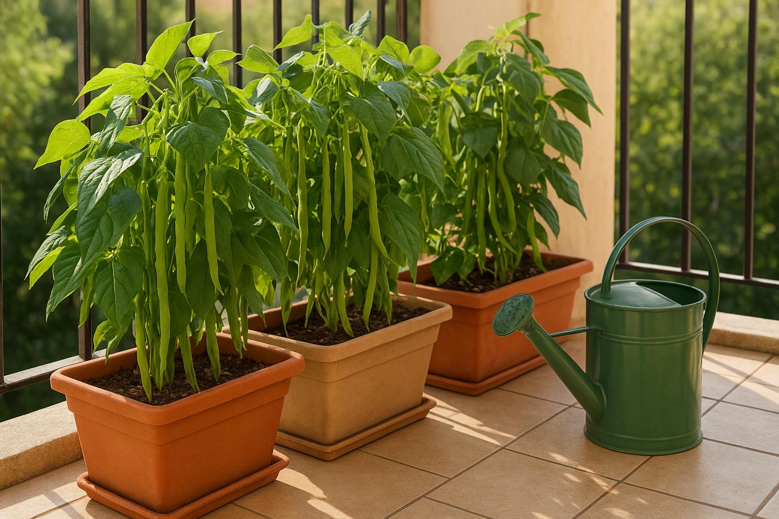 Fagiolini nani in vaso a giugno: come coltivarli su balcone e terrazzo