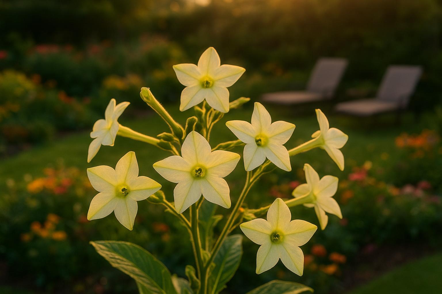 Nicotiana alata: i fiori del tabacco ornamentale che profumano il giardino nelle sere d’estate