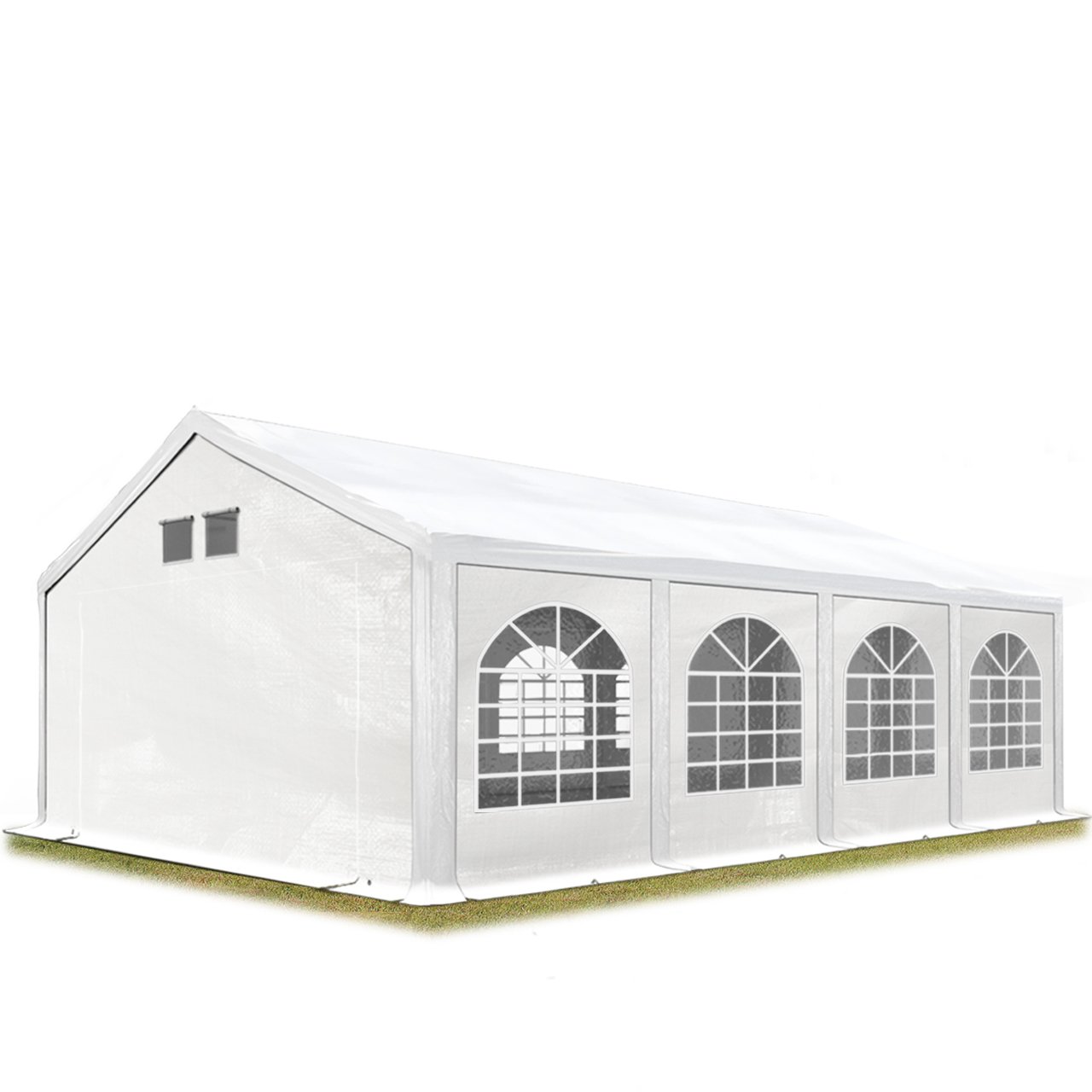 Gazebo TOOLPORT 4×8 m per feste in giardino: più ombra per persone, piante e buffet