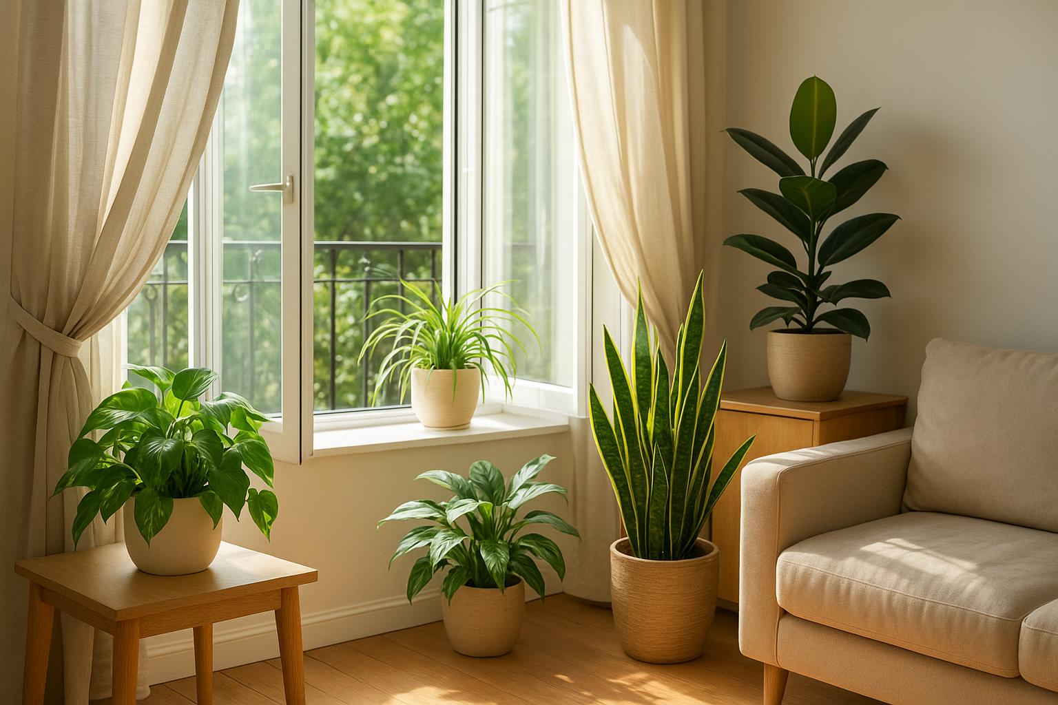 Piante da interno che sopportano finestre spalancate e correnti d’aria estive