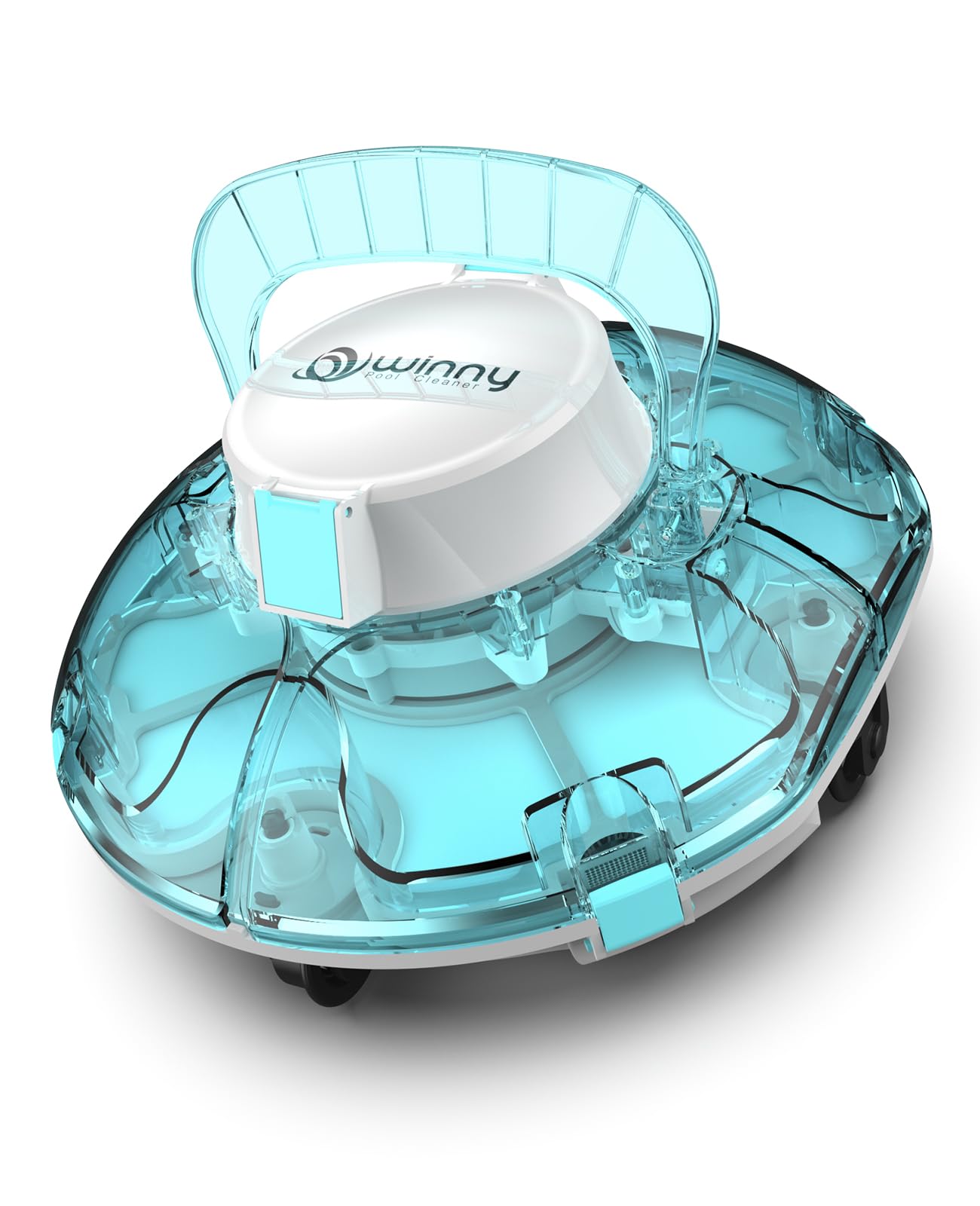 WINNY 200 robot piscina senza fili, il pulitore compatto per chi cura giardino e piscina in autonomia