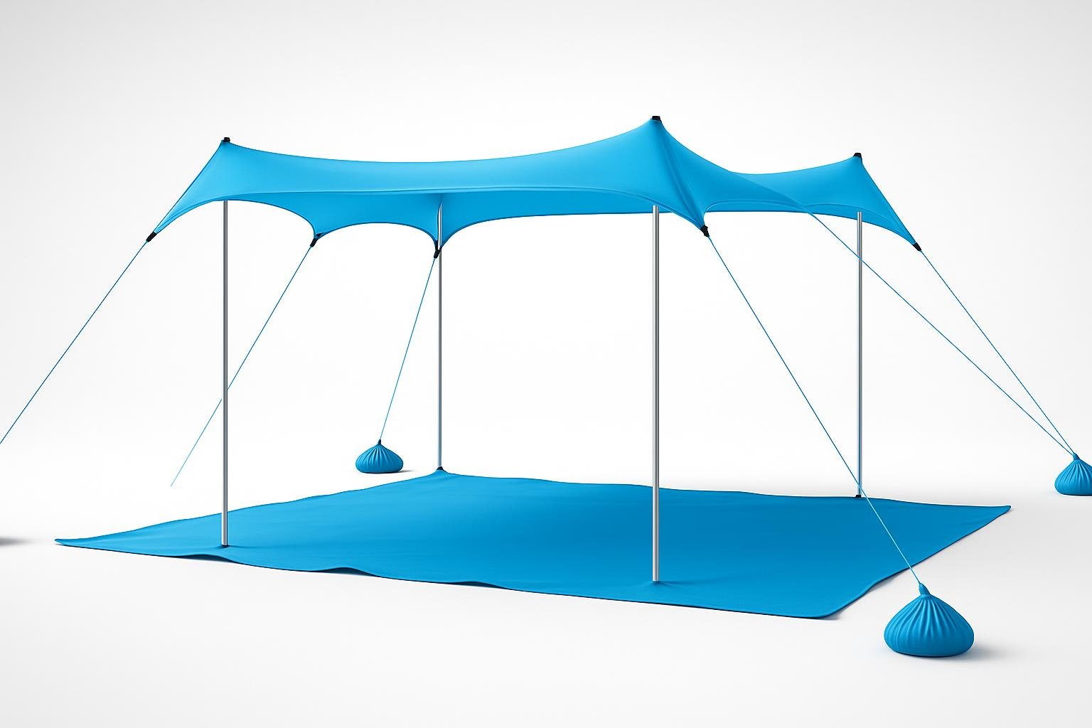 Tenda WolfWise UPF50+ 3×3 m, l’ombra portatile per giardini, orti e spiagge