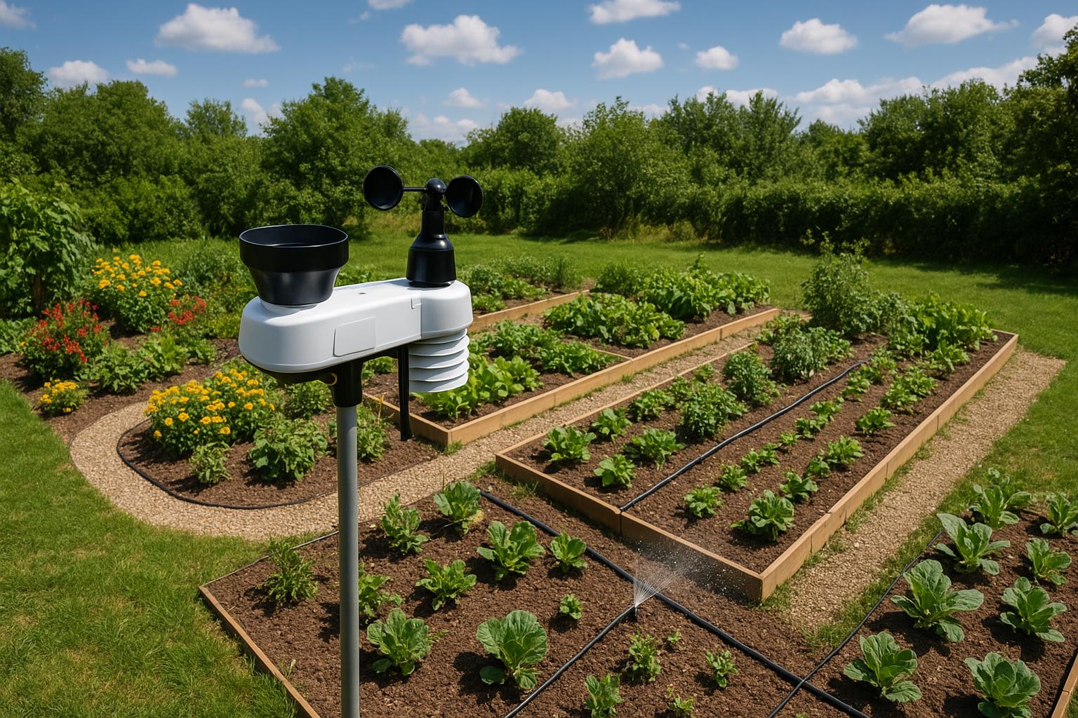 Sensori meteo smart per il giardino: come usarli per irrigare e proteggere le tue piante in estate