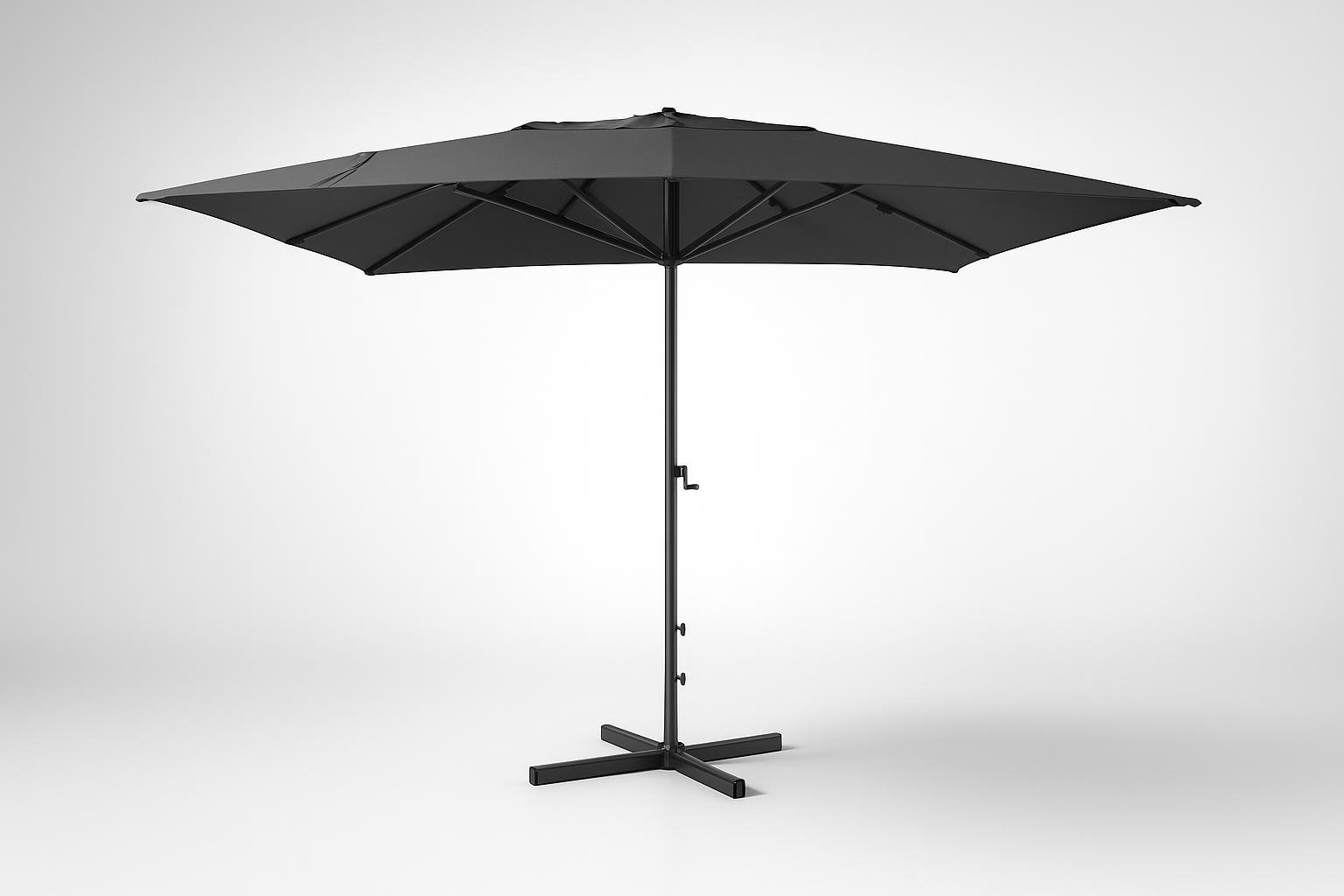 Ombrellone quadrato METRO Professional, grande ombra per terrazzi e giardini assolati