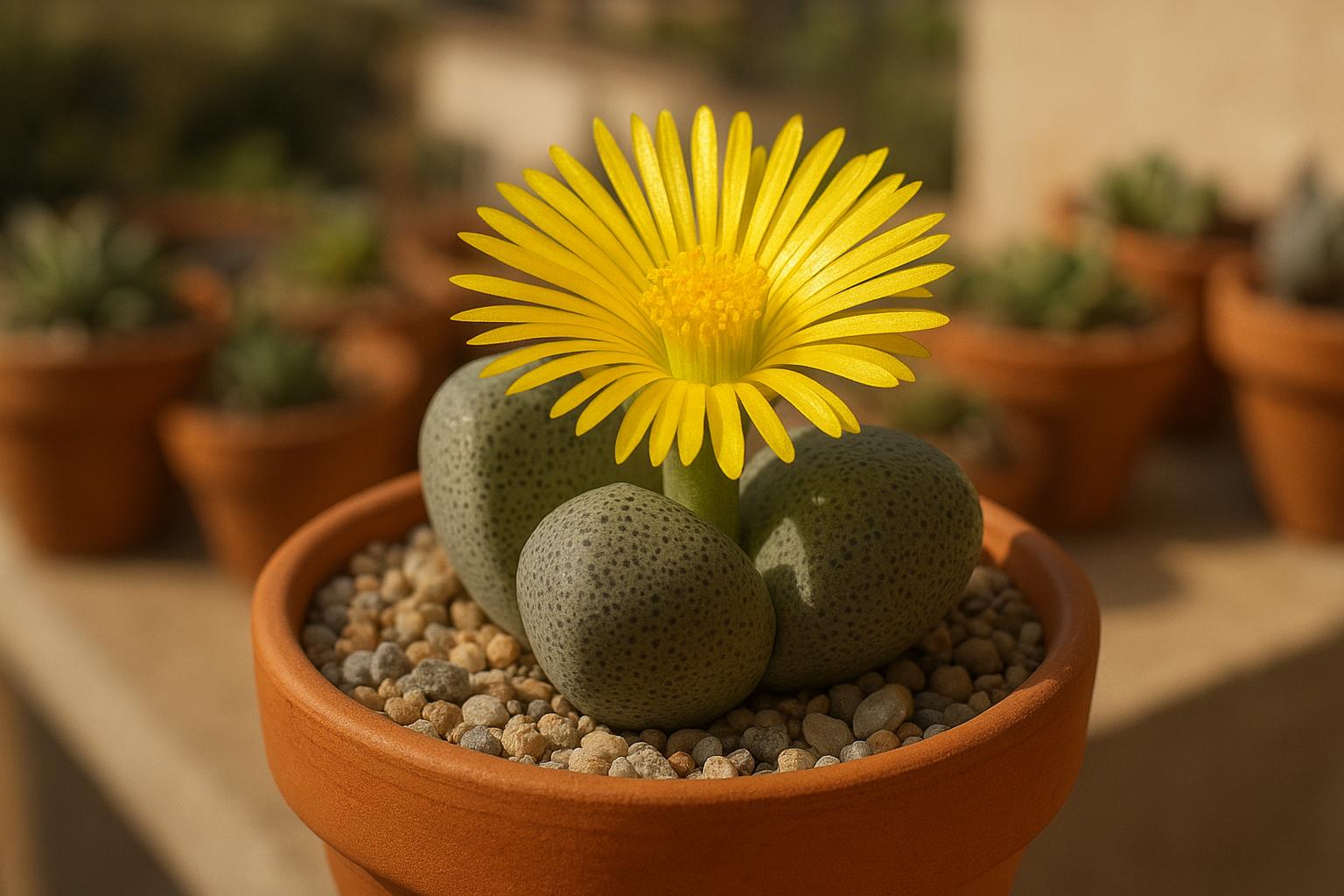 Pleiospilos nelii, la pianta grassa sasso per collezionisti di succulente estive