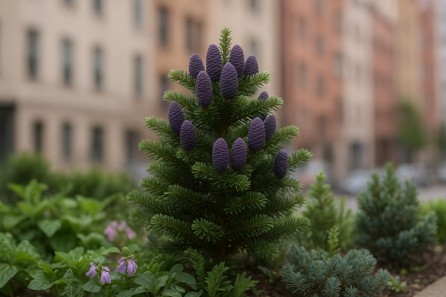 Abete coreano in piccolo giardino di città: come coltivare un sempreverde ornamentale senza problemi