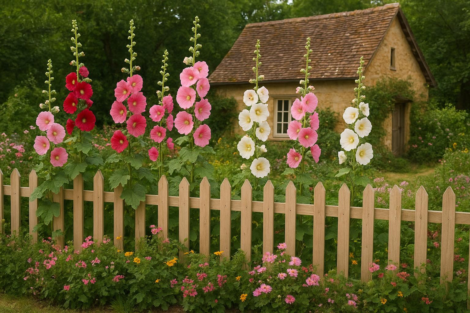 Altea rosa (Alcea rosea): come coltivare le malvarose alte per un giardino in stile cottage