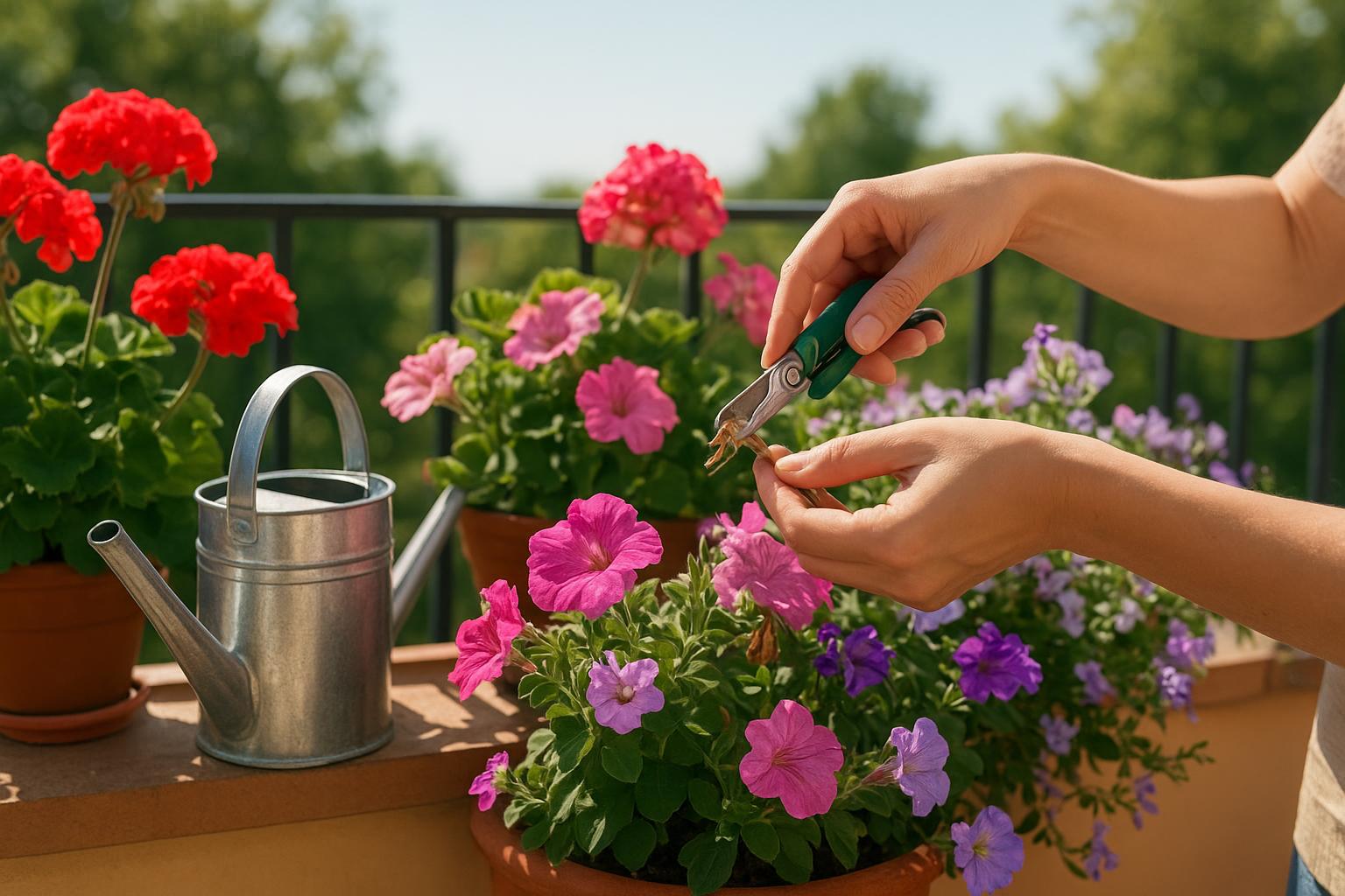 Come prolungare la fioritura estiva in vaso e in giardino: cimature, concimi e irrigazione mirata