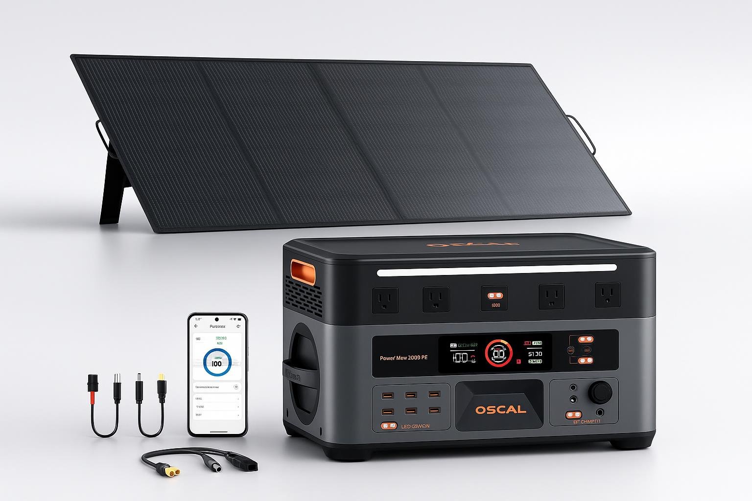 Powermax 3600PE centrale elettrica portatile, il generatore solare ideale per giardino e campeggio