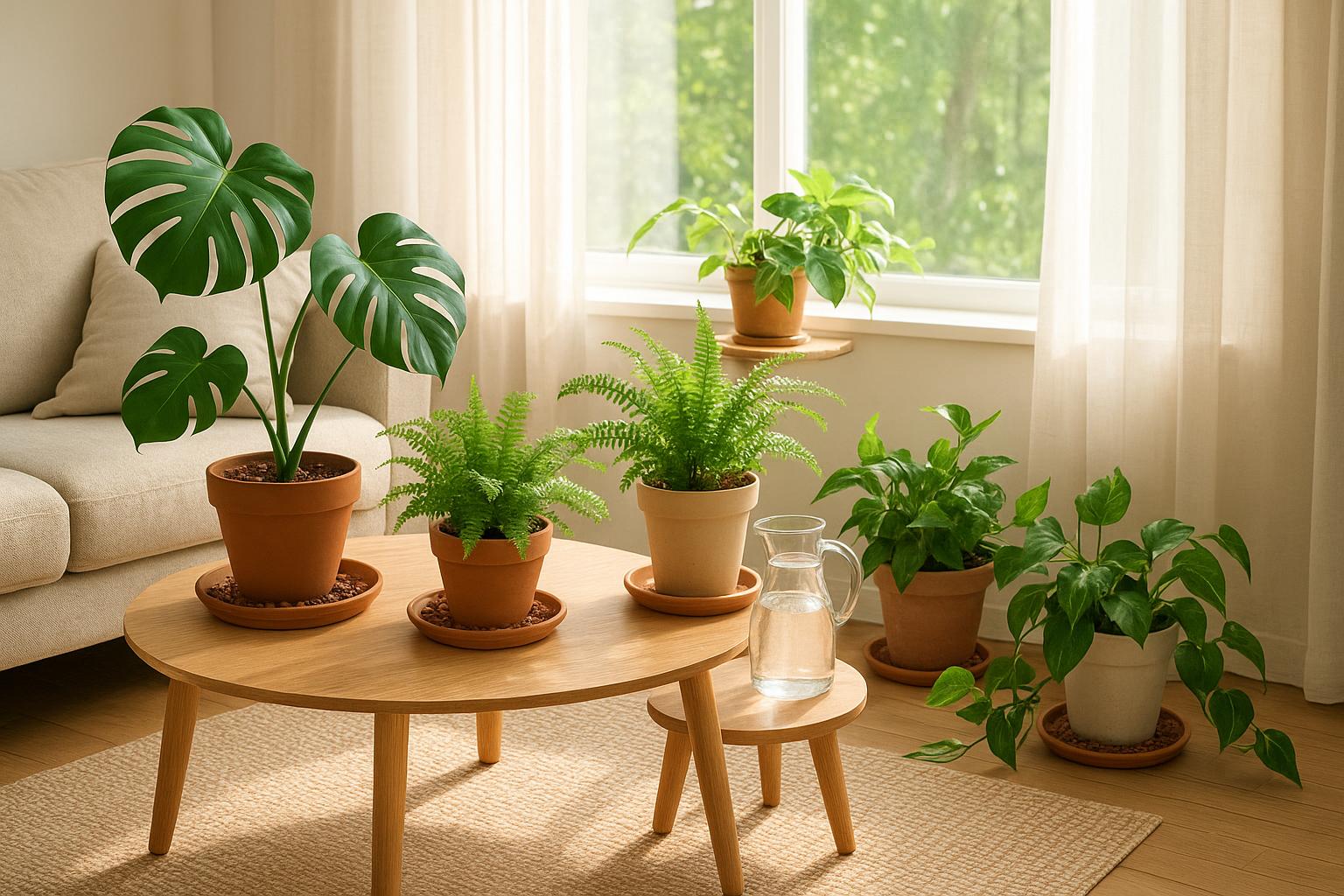 Piante da interno in piena estate: come abbassare lo stress da caldo in appartamento
