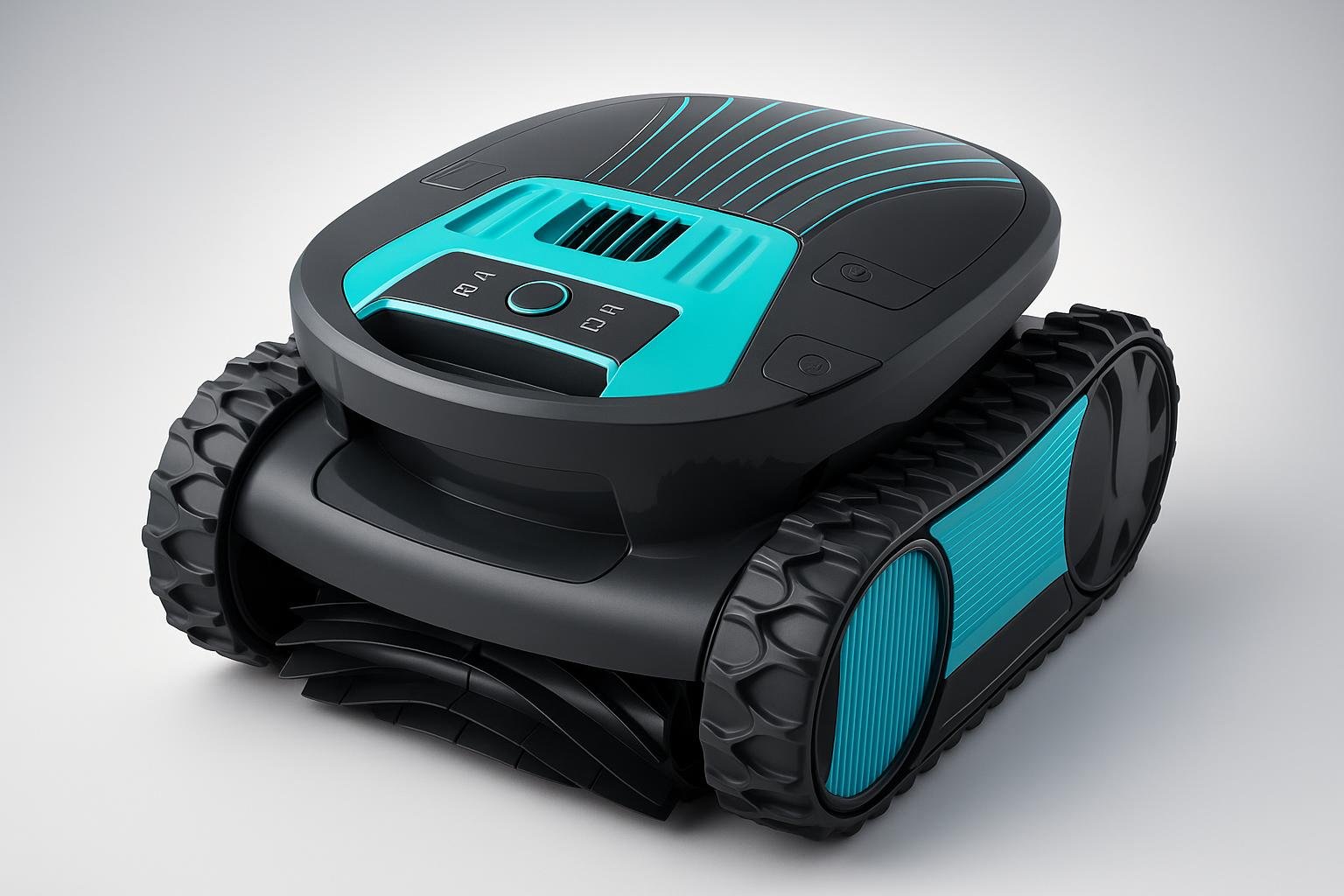 BRINBO Pleco PRO robot piscina, il pulitore ideale per chi ama il giardino con piscina sempre perfetto