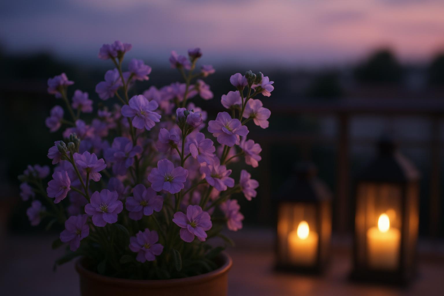 Matthiola a fioritura serale: come seminare in piena estate i fiori dal profumo notturno