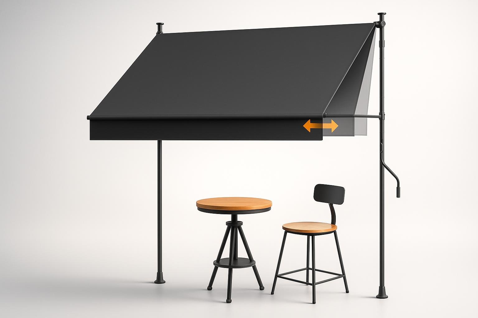 Tenda da sole a morsetto HOMEDEMO, affare Amazon per ombreggiare balcone e piante