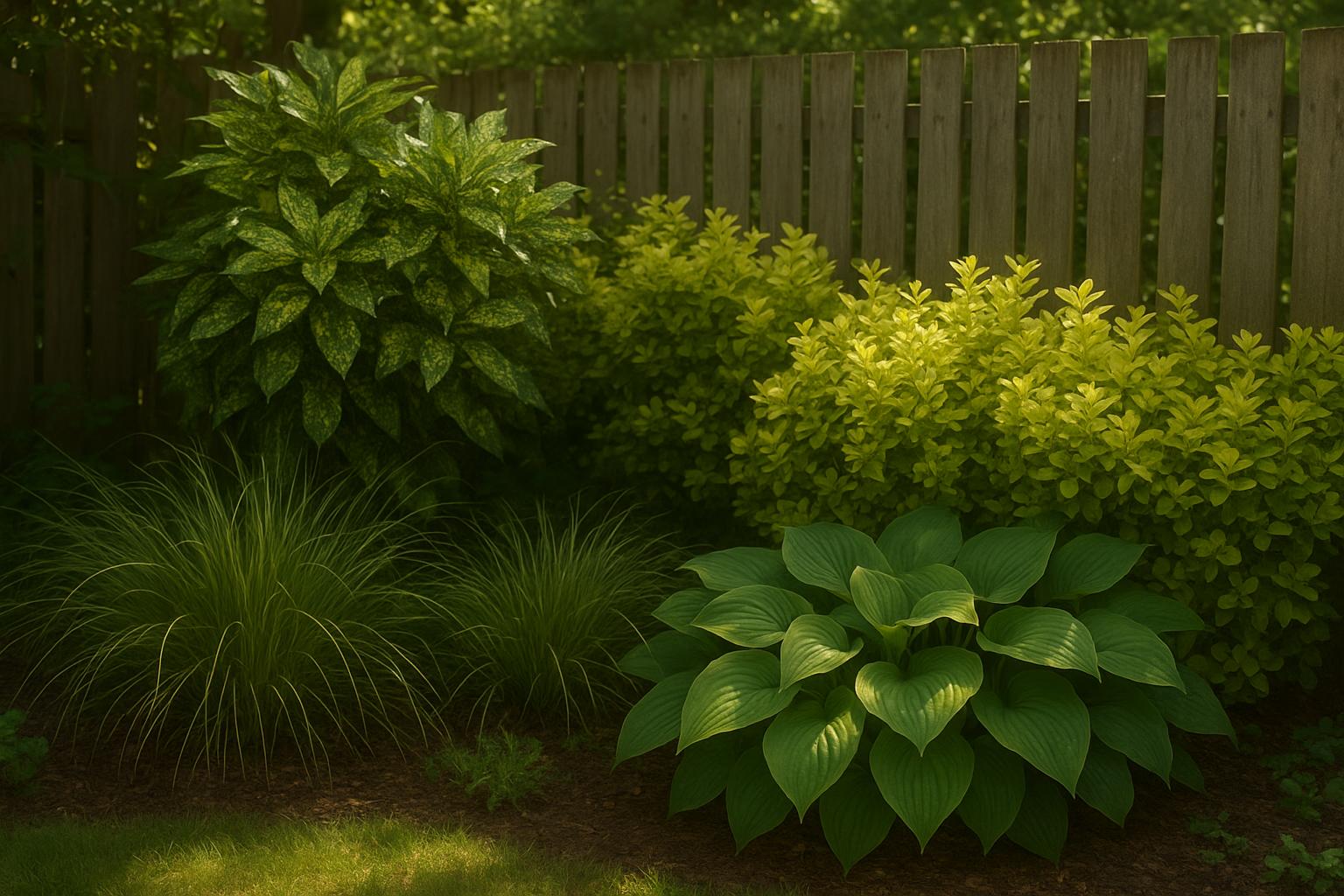 Arbusti sempreverdi a foglia dorata: specie che illuminano gli angoli ombrosi del giardino estivo