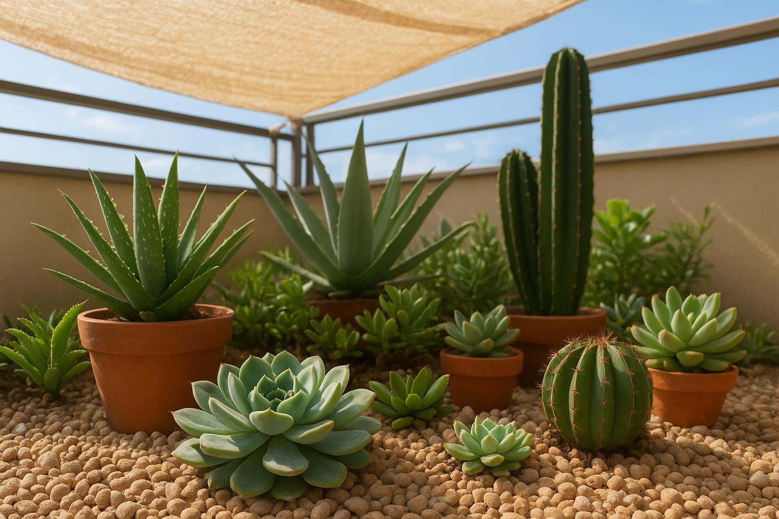 Piante grasse in giardino e balcone a luglio: strategie anti-sole e anti-marciume