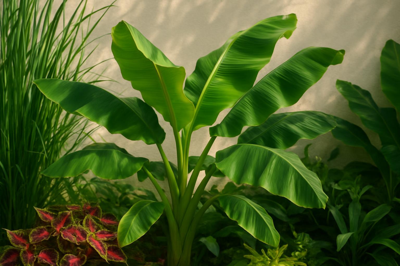 Banano ornamentale in vaso e in giardino: come coltivare un angolo tropicale resistente al caldo