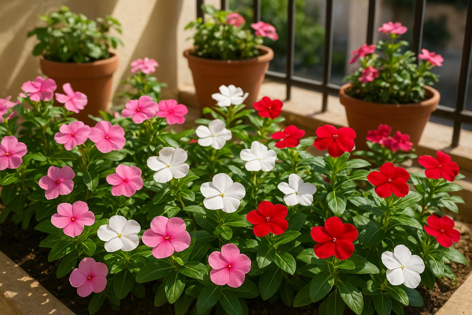 Vinca di Madagascar in piena estate: come coltivare catharanthus roseus in vaso e in aiuola