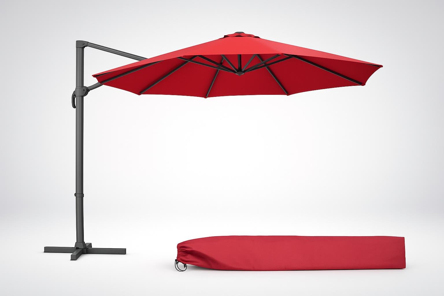 Ombrellone laterale tectake da giardino, il parasole perfetto per l’orto e il salotto estivo in super offerta su Amazon
