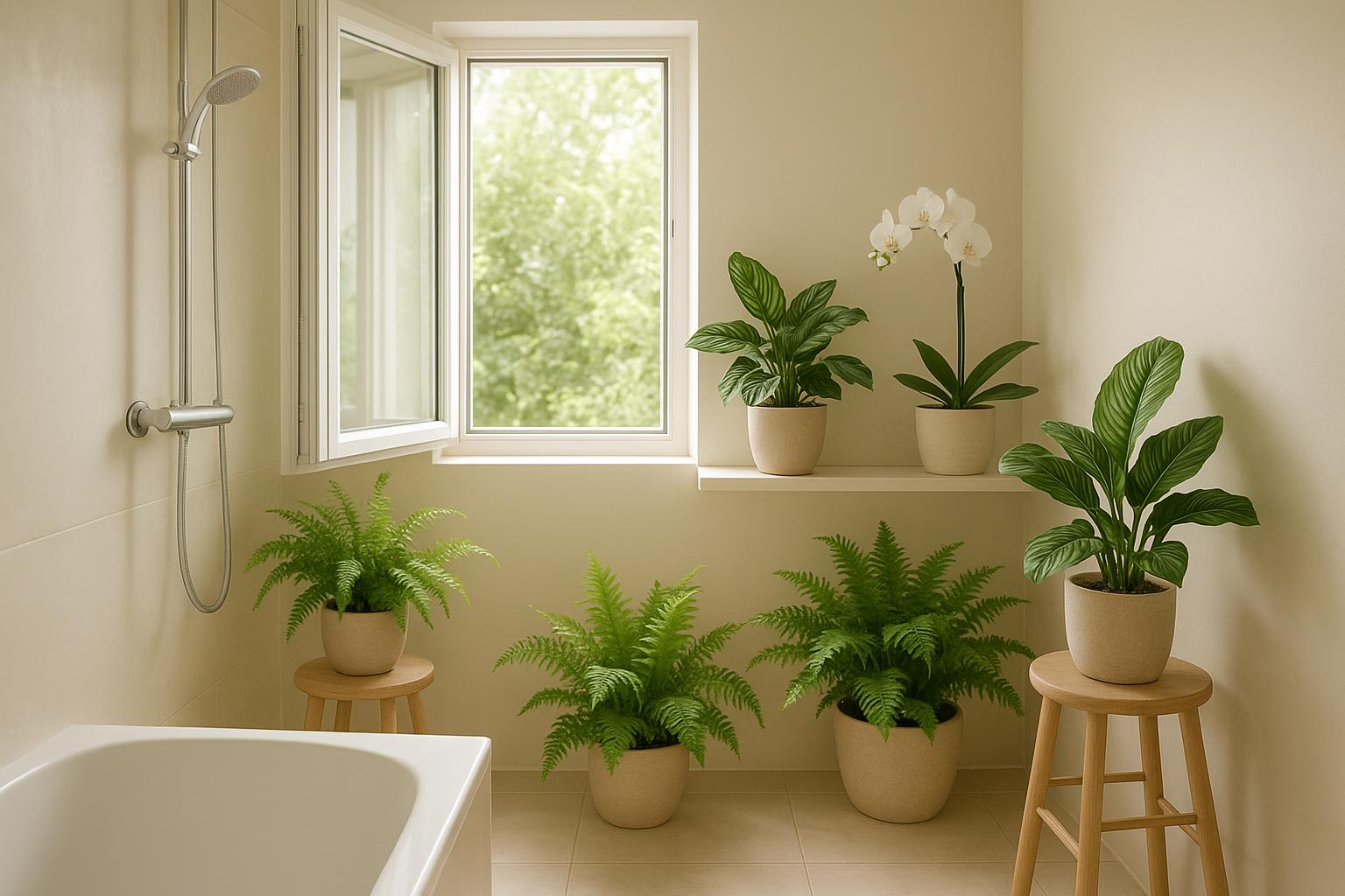 Piante da interno e umidità di agosto: come sfruttare il bagno finestrato senza favorire muffe