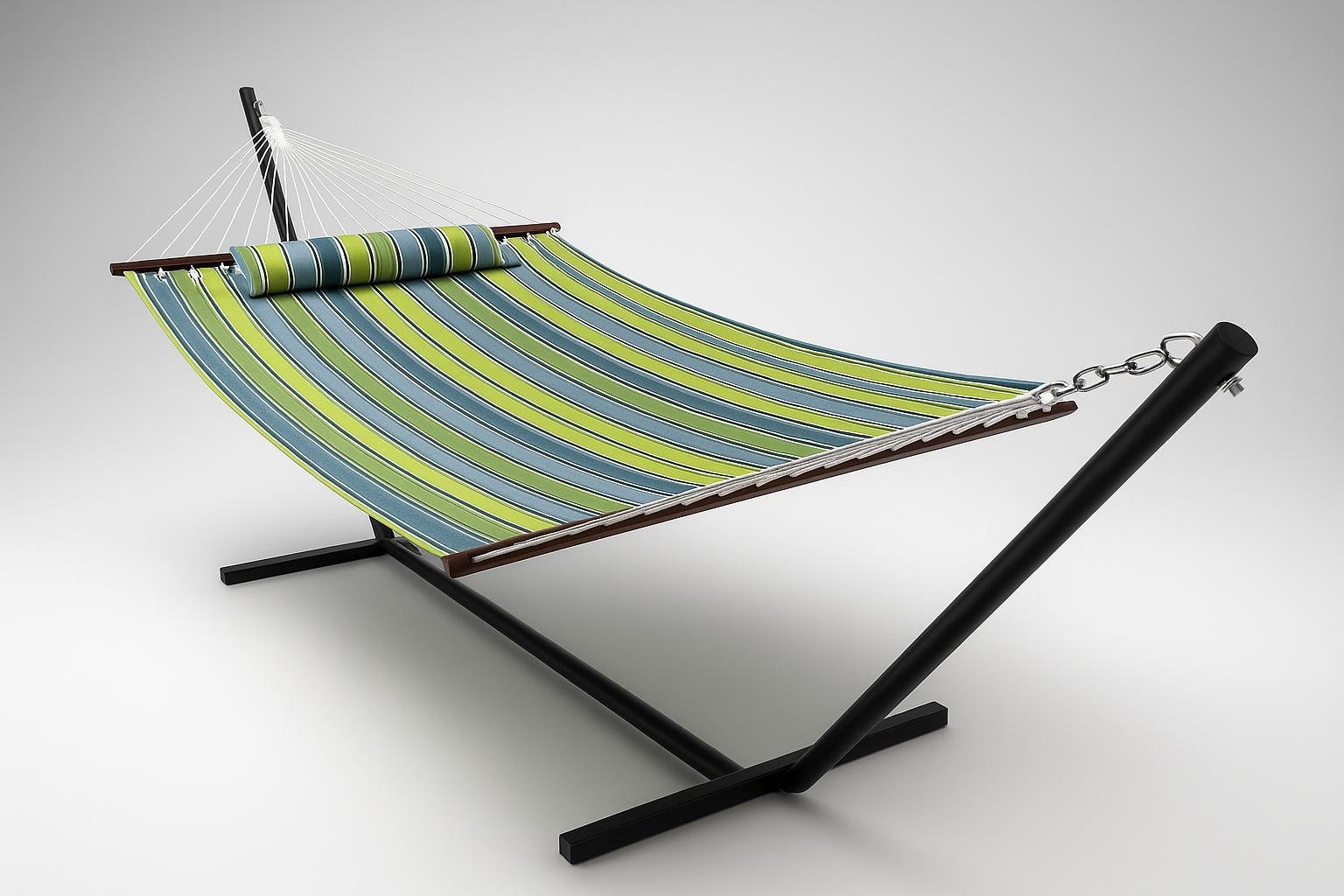 Amaca doppia VITA5 con supporto, angolo relax da giardino pronto all’uso a un prezzo interessante