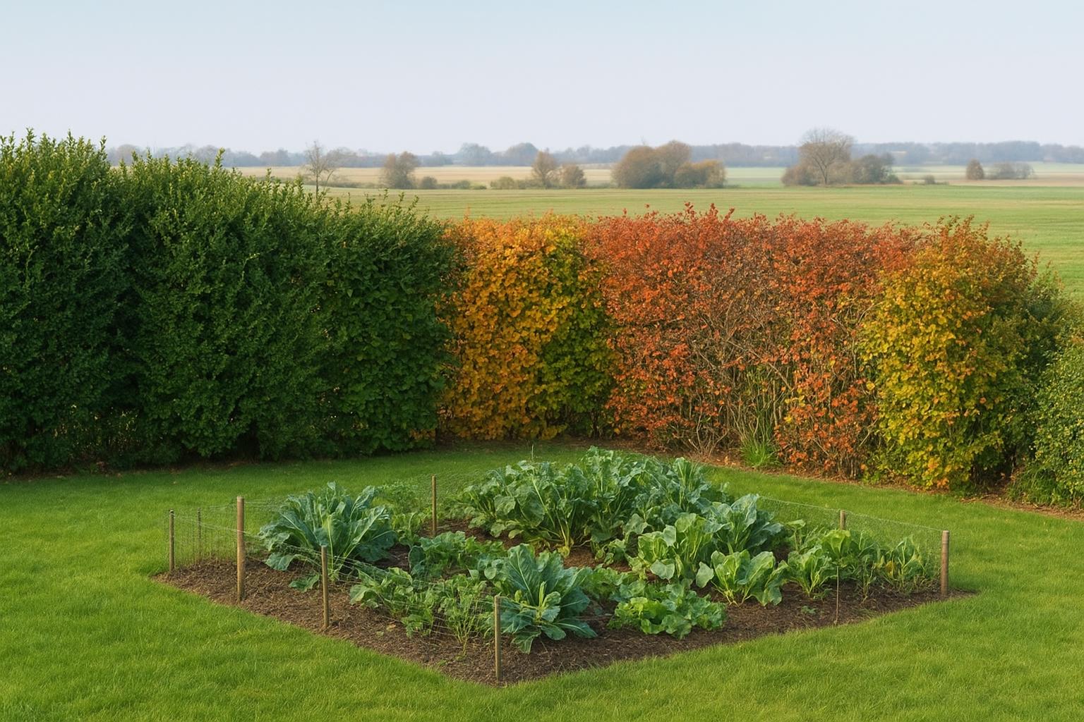 Siepi frangivento per giardini di pianura: specie rustiche da mettere a dimora a fine estate