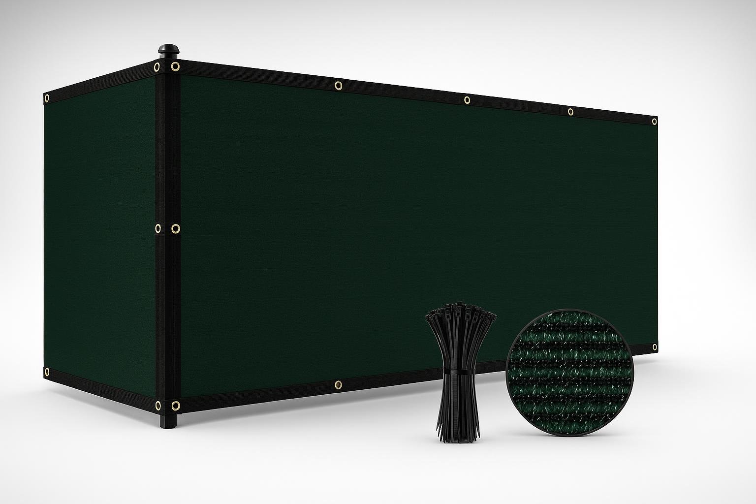 Duerer rete ombreggiante verde 1,8 x 10 m, privacy e frescura per giardino e balcone in promo su Amazon