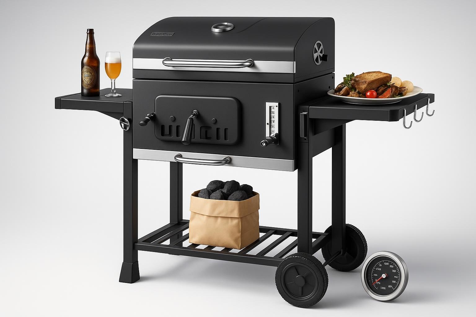 Barbecue a carbone TLSUNNY XXL, occasione Amazon per grigliare in giardino come in una steakhouse