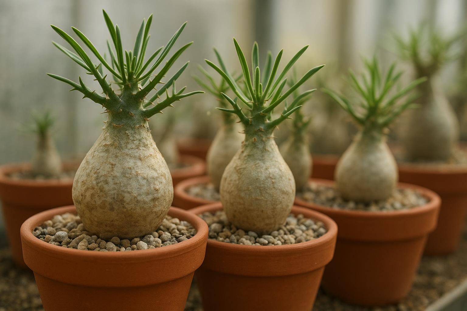 Euphorbie caudiciformi da collezione: scegliere, coltivare e svernare le succulente dal fusto gonfio