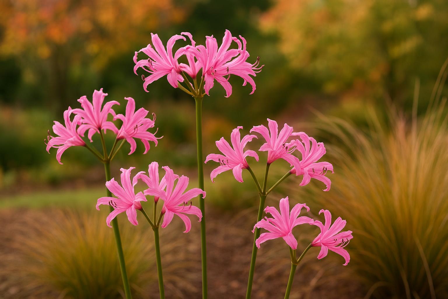Nerine bowdenii in giardino e in vaso: i bulbi che fioriscono quando l’estate finisce