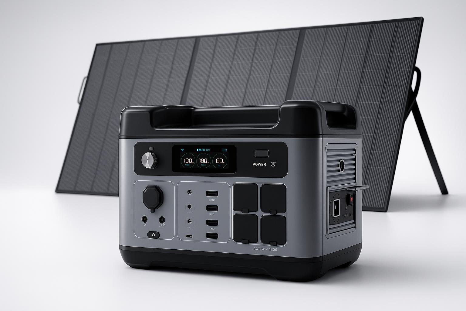 OUKITEL 3200W con pannello solare da 500 W, la centrale elettrica portatile ideale per orto e giardino off-grid