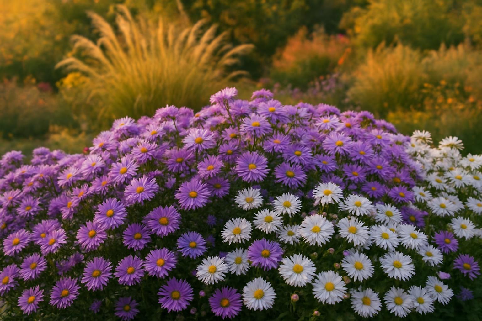 Settembrini (aster autunnali): come piantarli ad agosto per un’esplosione di fiori a fine stagione