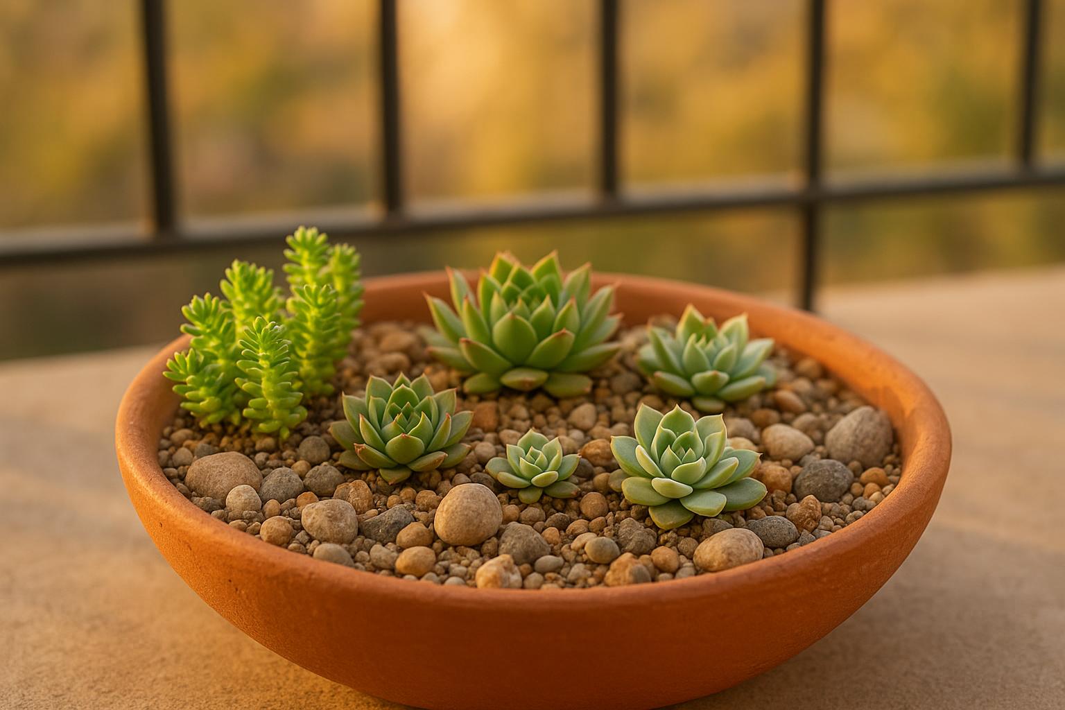 Piante grasse per terrari aperti da esterno: come creare micro-deserti in ciotola sul balcone di fine estate