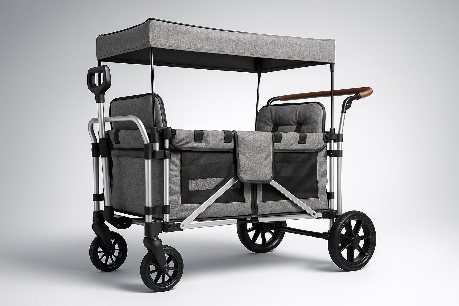 Carrello pieghevole FUXLIFE XL con tettuccio, il compagno perfetto in sconto per orto, spiaggia e parco