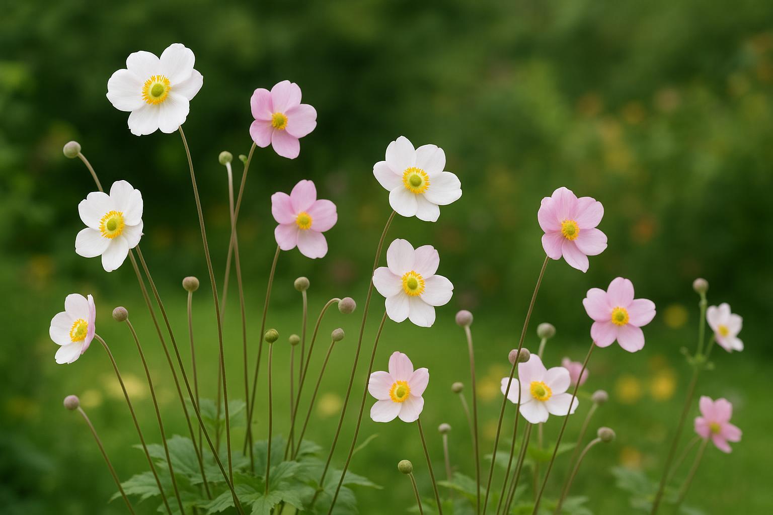 Anemoni autunnali da taglio: varietà e trucchi di coltivazione per bouquet di fine stagione