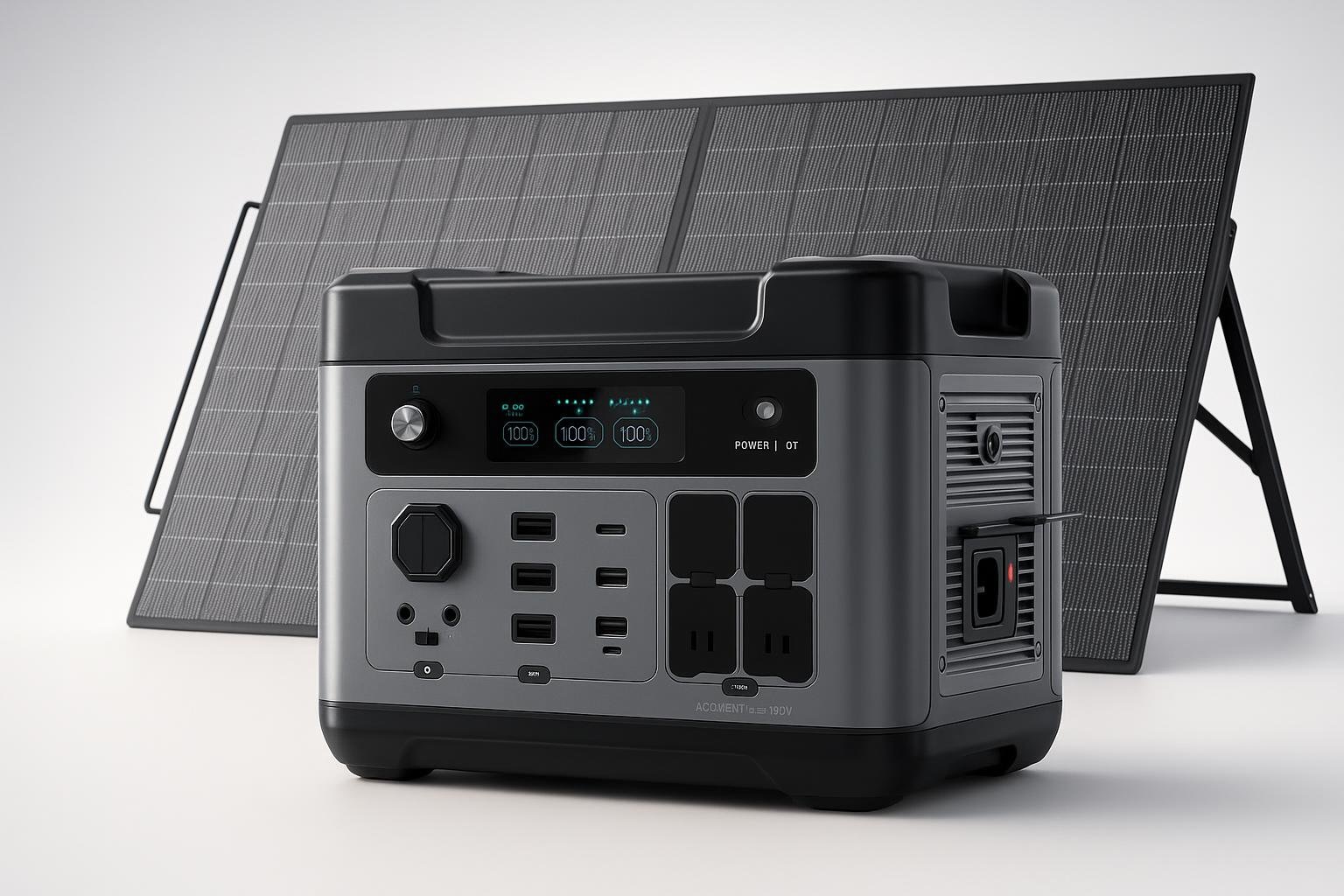 OUKITEL 3200W centrale elettrica portatile: energia silenziosa per illuminare il giardino e alimentare l’irrigazione