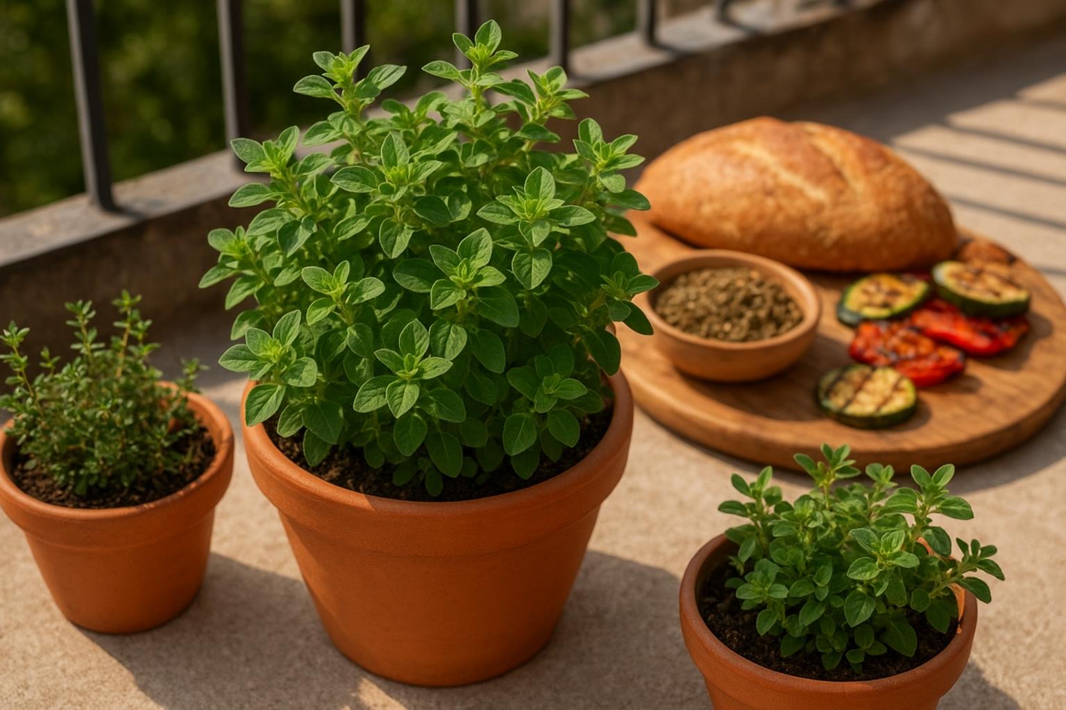 Za’atar domestico: coltivare in vaso maggiorana siriana e mix aromatici per la cucina di fine estate