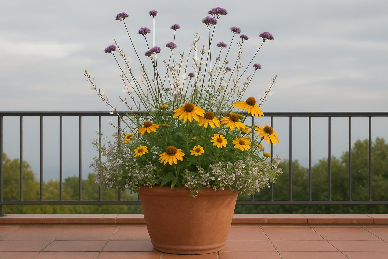 Fiori perenni da fine estate in vaso alto: 5 specie che danno verticalità e colore fino ai primi freddi