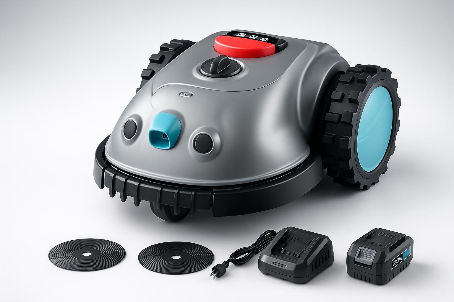 YARDCARE V100 robot tagliaerba senza filo perimetrale, il rasaerba ideale per piccoli giardini in promozione su Amazon