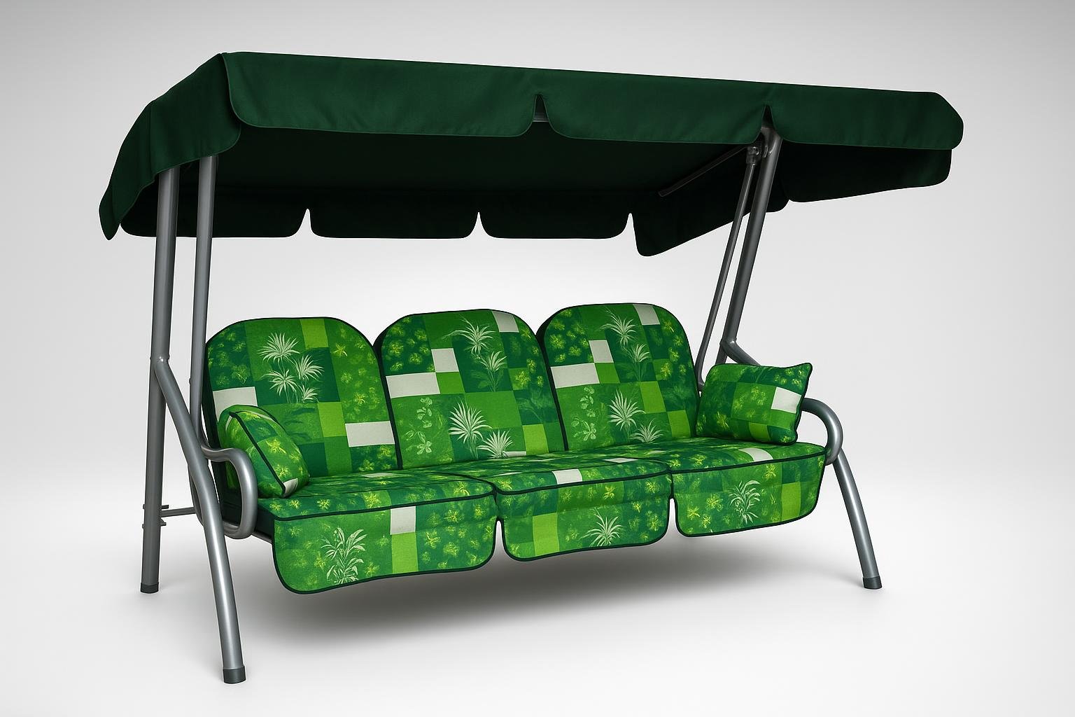 Angerer Dondolo Deluxe, seduta a tre posti per chi vuole relax e verde in famiglia