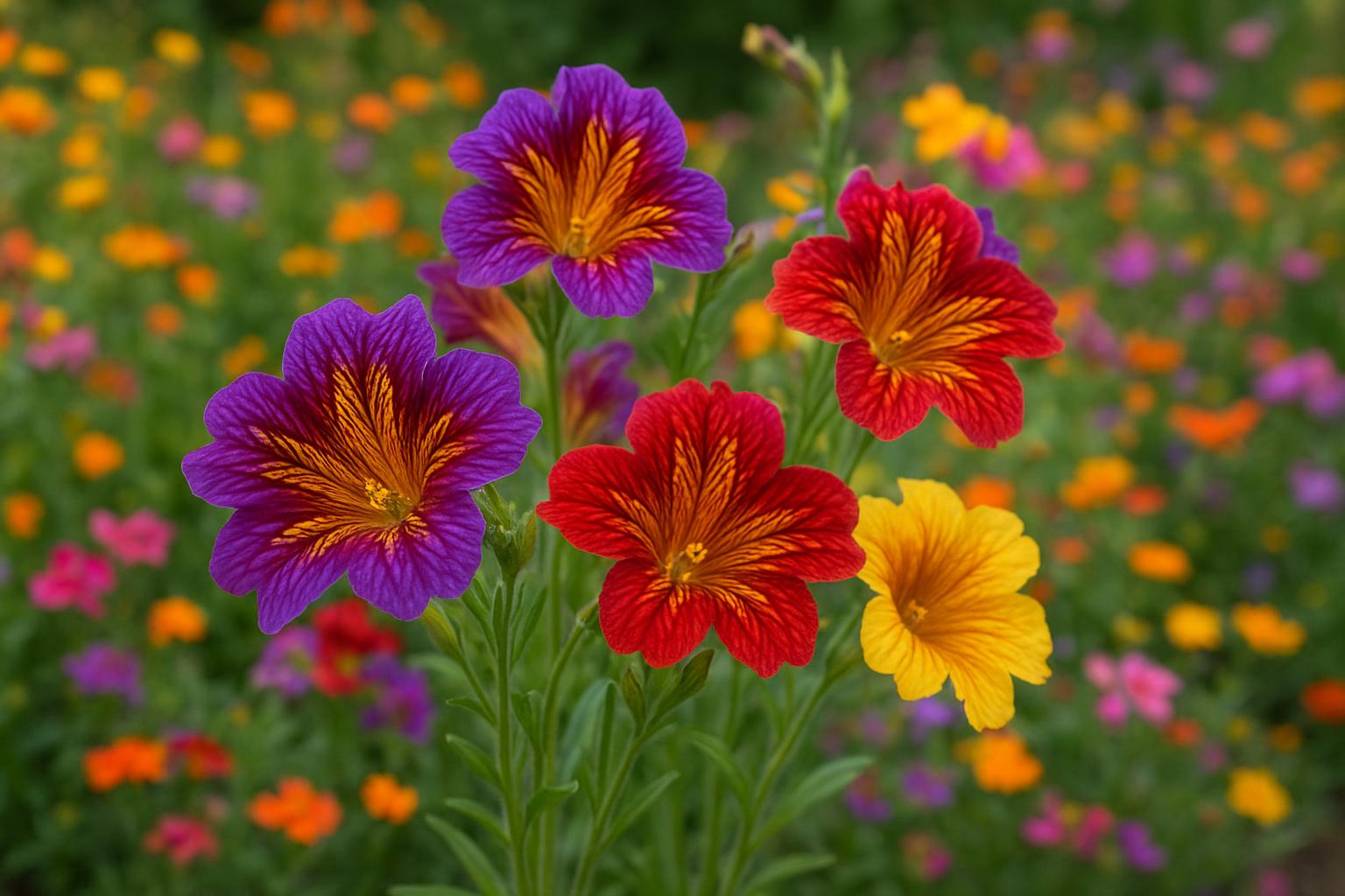 Salpiglossis, la perenne-annualizzata poco conosciuta che colora il giardino a fine estate