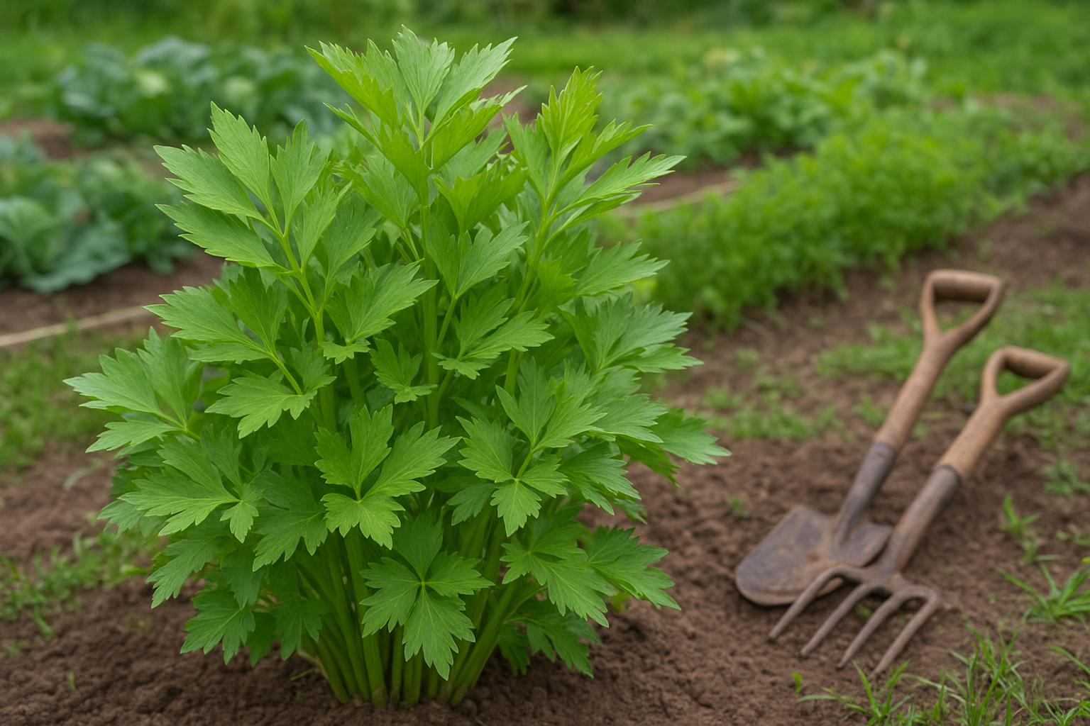 Levistico (sedano di monte): come avviare ora una pianta aromatica perenne per l’orto di famiglia