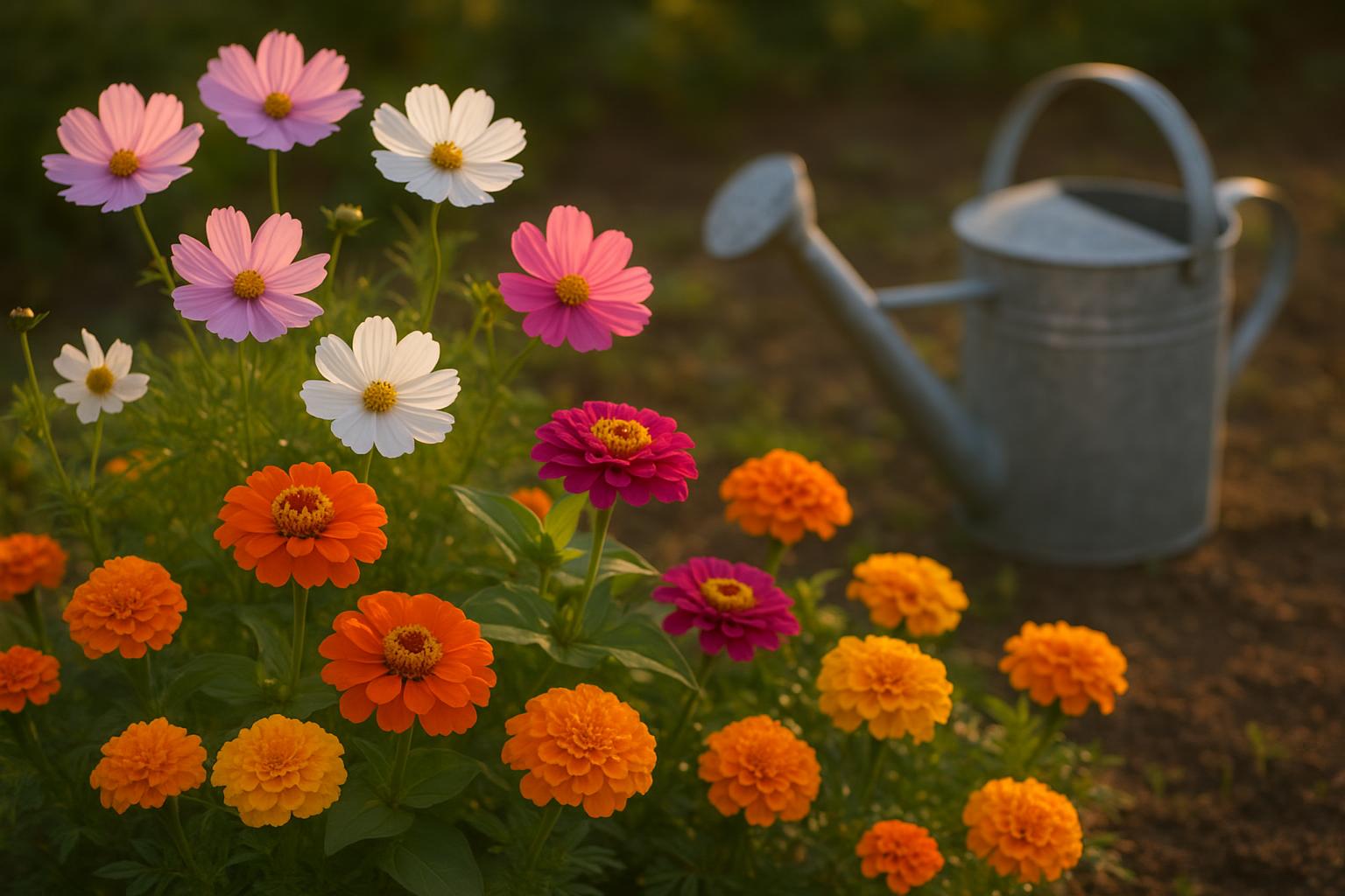 Cosmos, zinnie e tagete: semine di fine agosto per avere fiori fino alle prime gelate